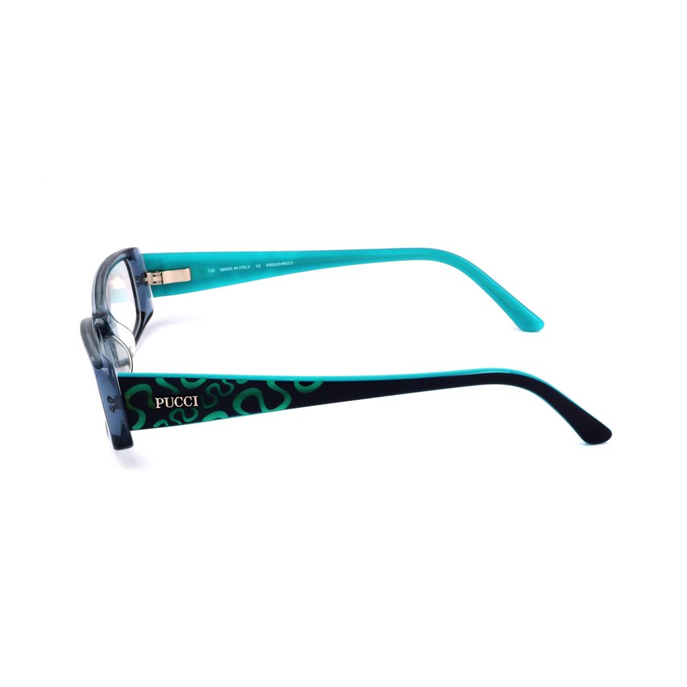 Emilio Pucci Blue Plastic Glasses Frames