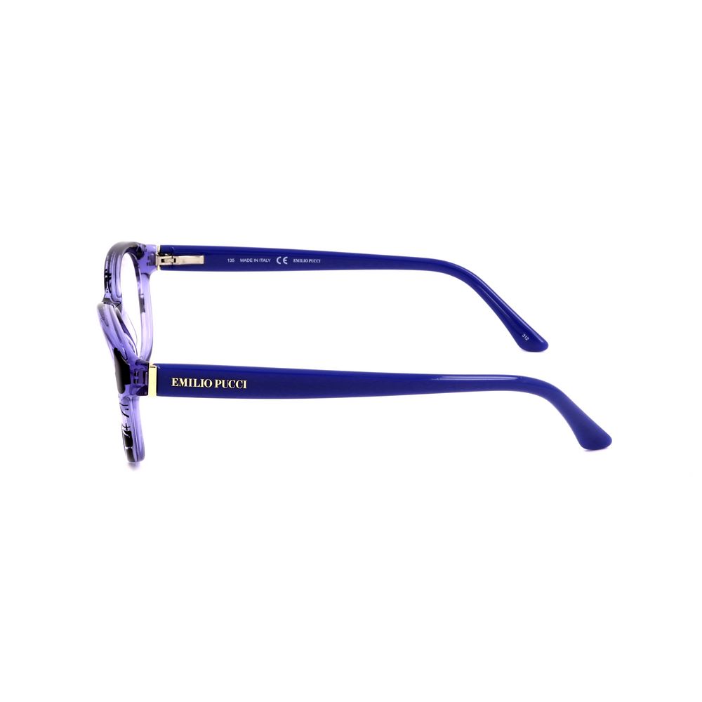 Emilio Pucci Blue Plastic Glasses Frames