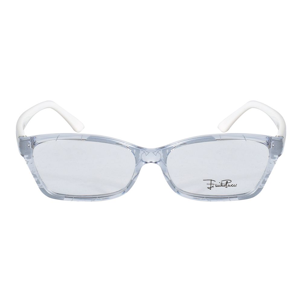 Emilio Pucci Transparent Plastic Glasses Frames