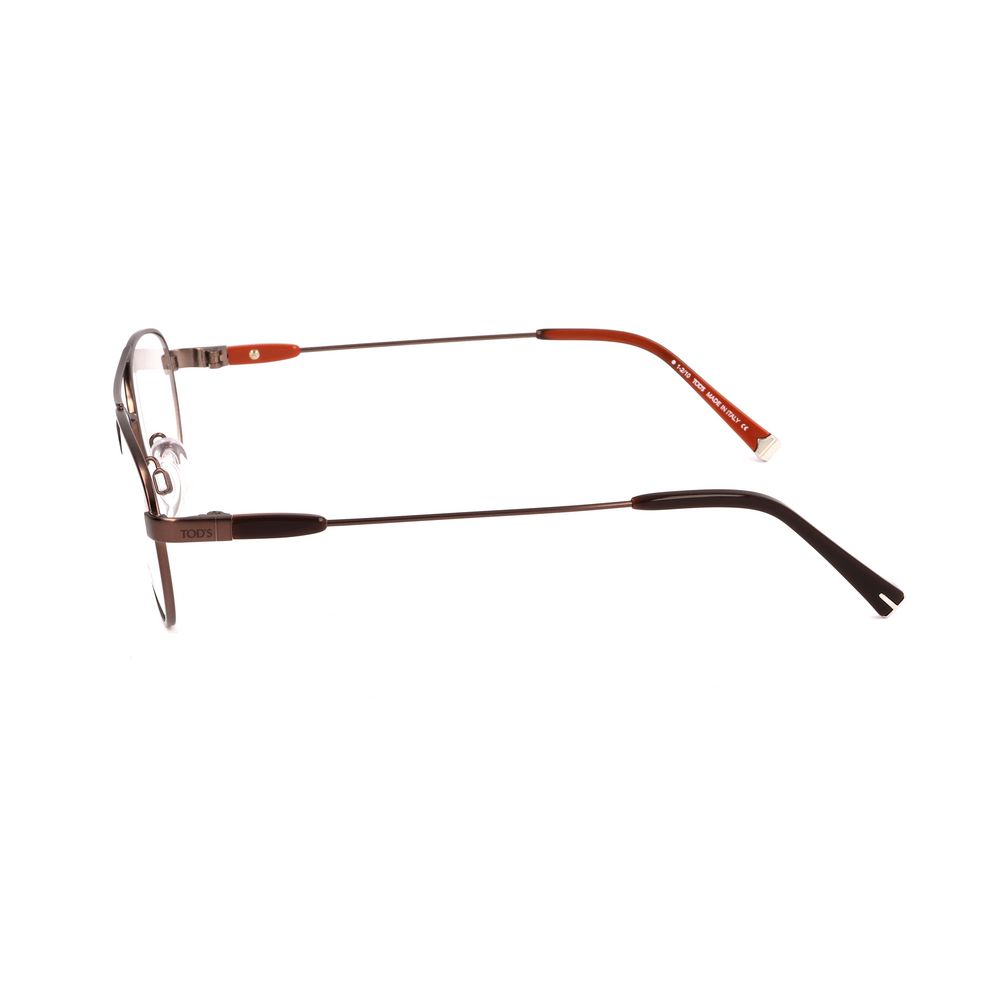 Tod's Brown Metal Glasses Frames