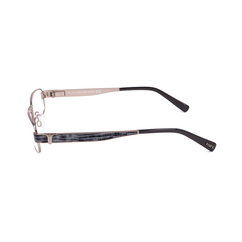 Tod's Gray Metal Glasses Frames