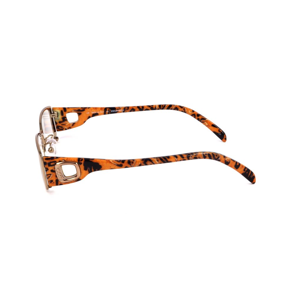 Emilio Pucci Bicolor Metal Glasses Frames