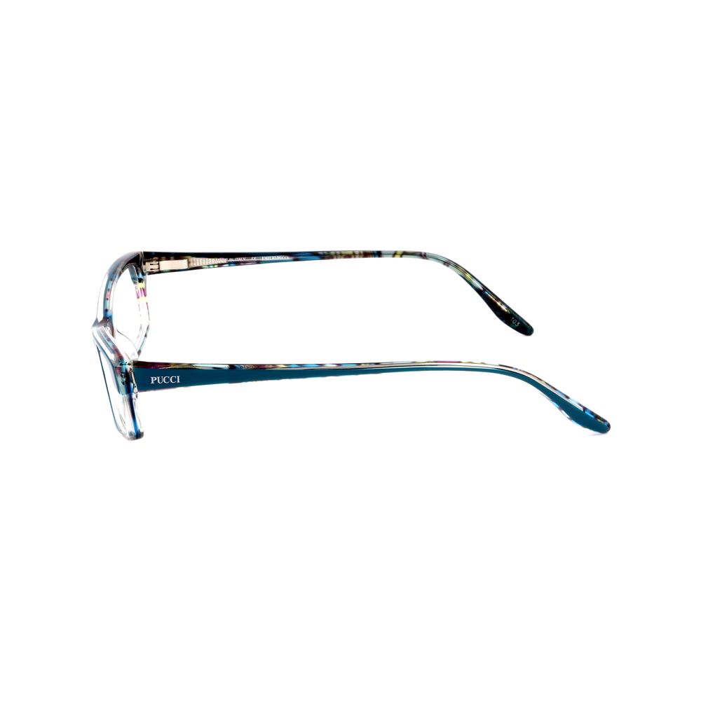 Emilio Pucci Blue Plastic Glasses Frames
