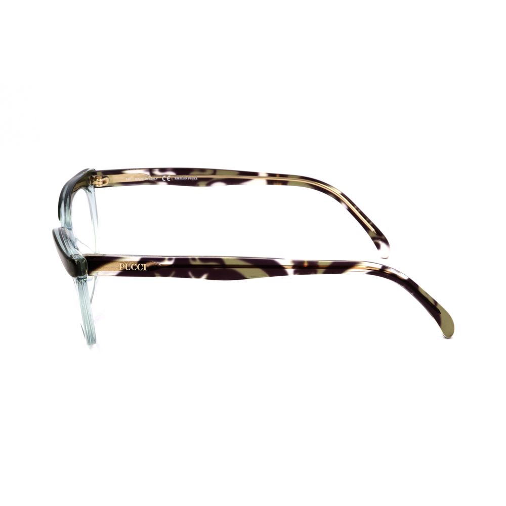 Emilio Pucci Green Plastic Glasses Frames