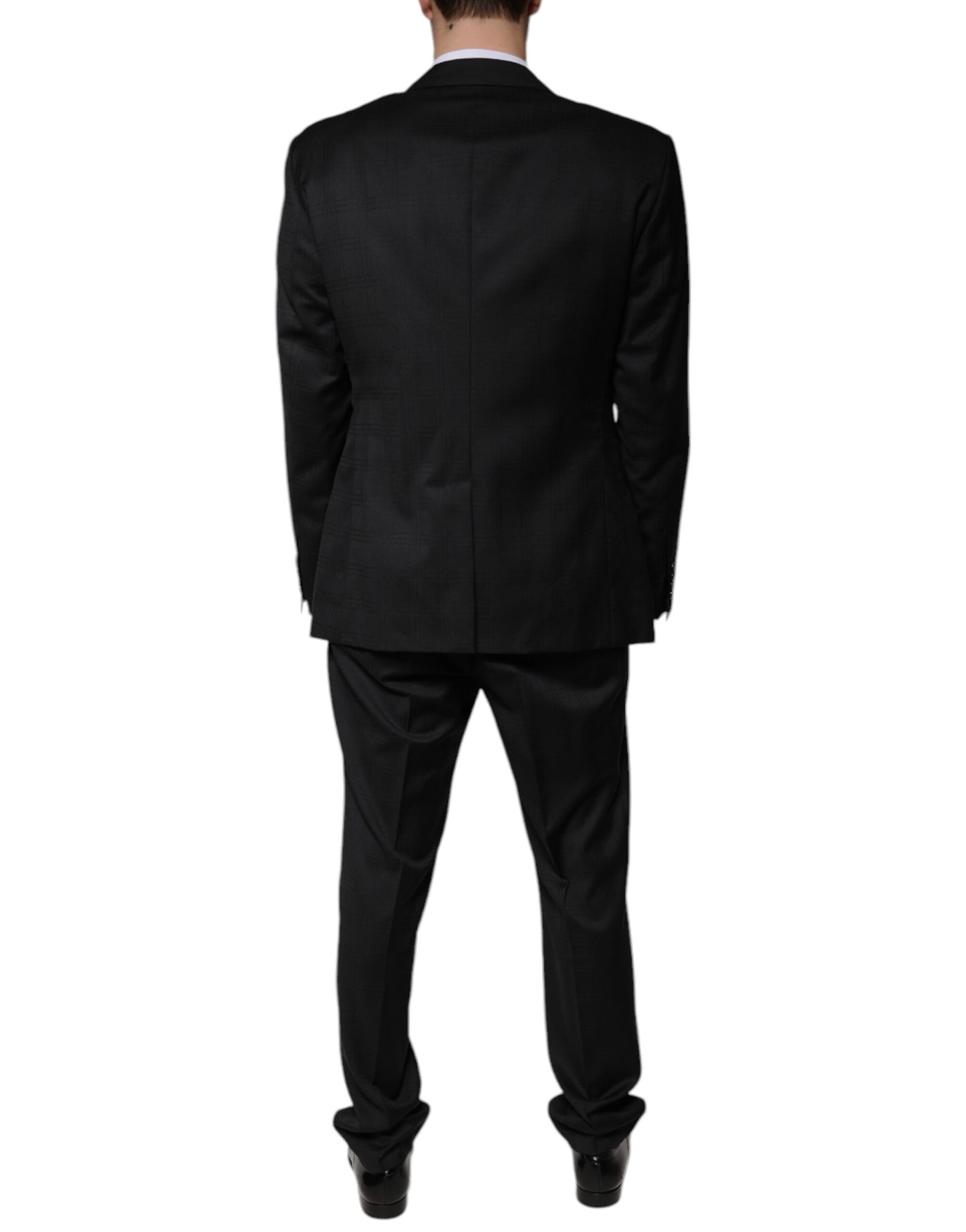 Dolce & Gabbana Black Wool Single Breasted Formal Suit Dolce & Gabbana