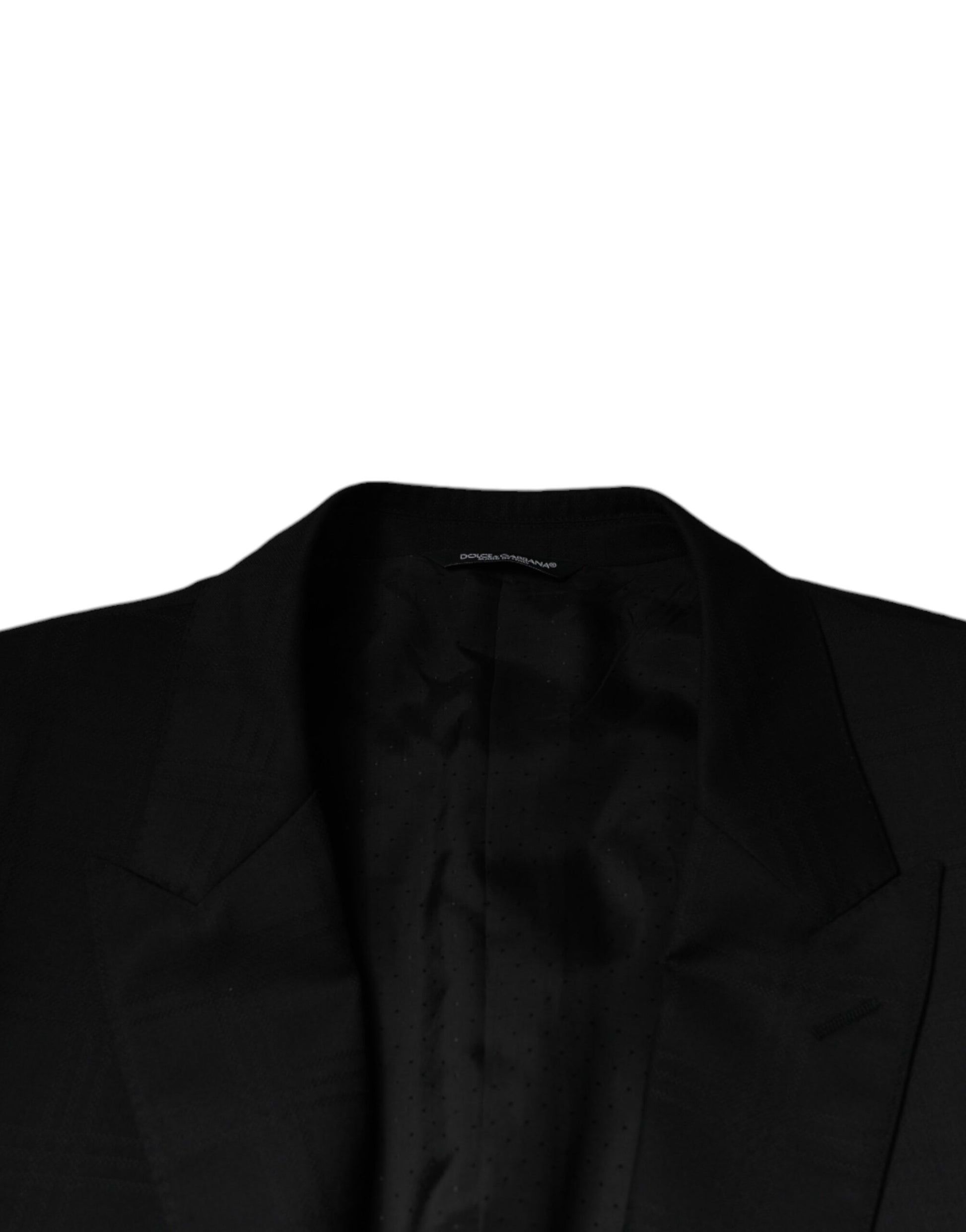 Dolce & Gabbana Black Wool Single Breasted Formal Suit Dolce & Gabbana
