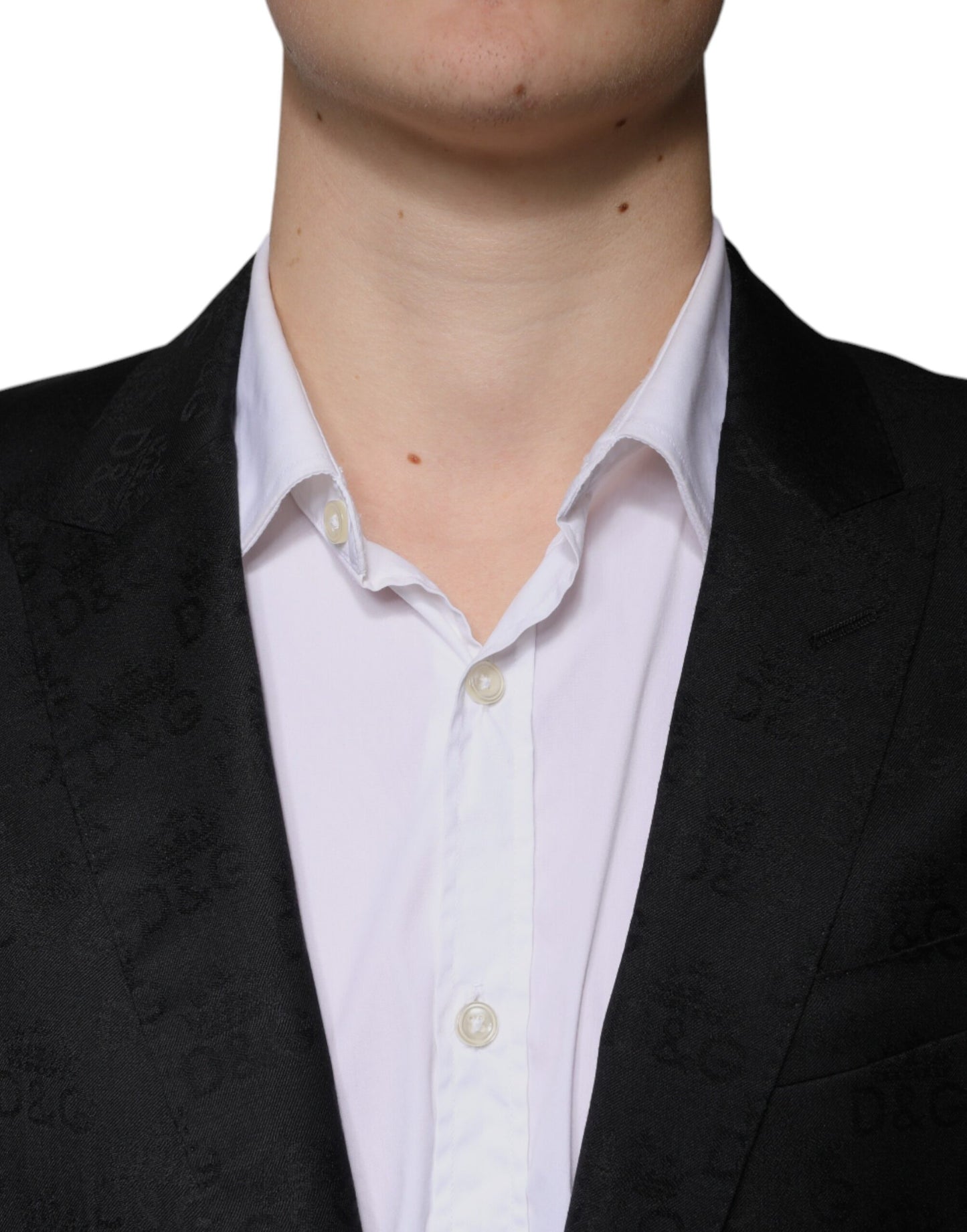 Dolce & Gabbana Black Wool Single Breasted Formal Blazer Dolce & Gabbana