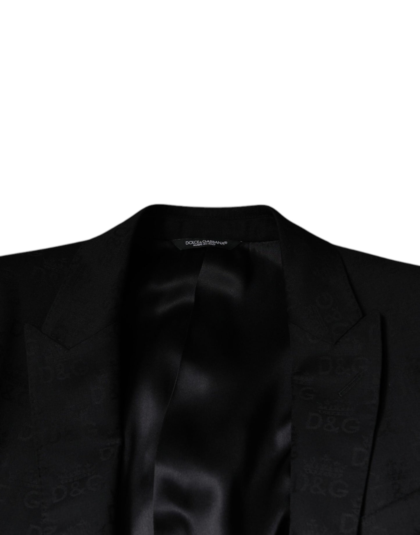 Dolce & Gabbana Black Wool Single Breasted Formal Blazer Dolce & Gabbana