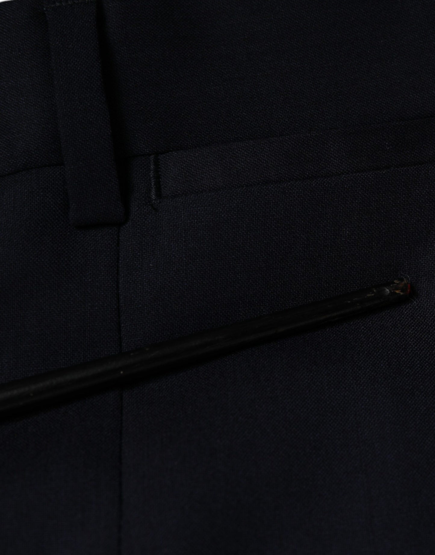 Dolce & Gabbana Blue Wool Skinny Formal Dress Pants Dolce & Gabbana
