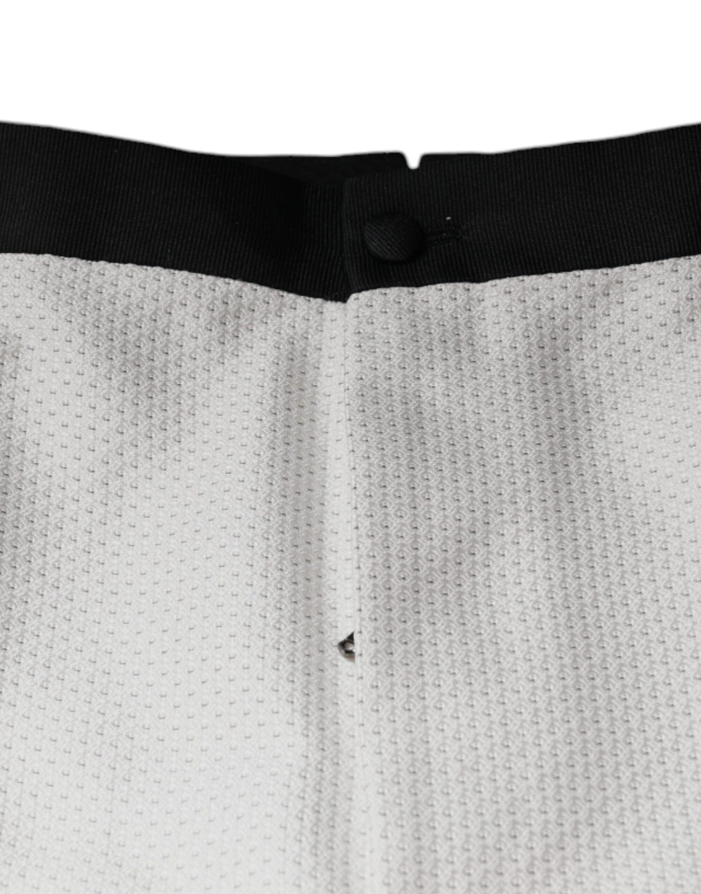 Dolce & Gabbana White Polyester Formal Dress Pants Dolce & Gabbana