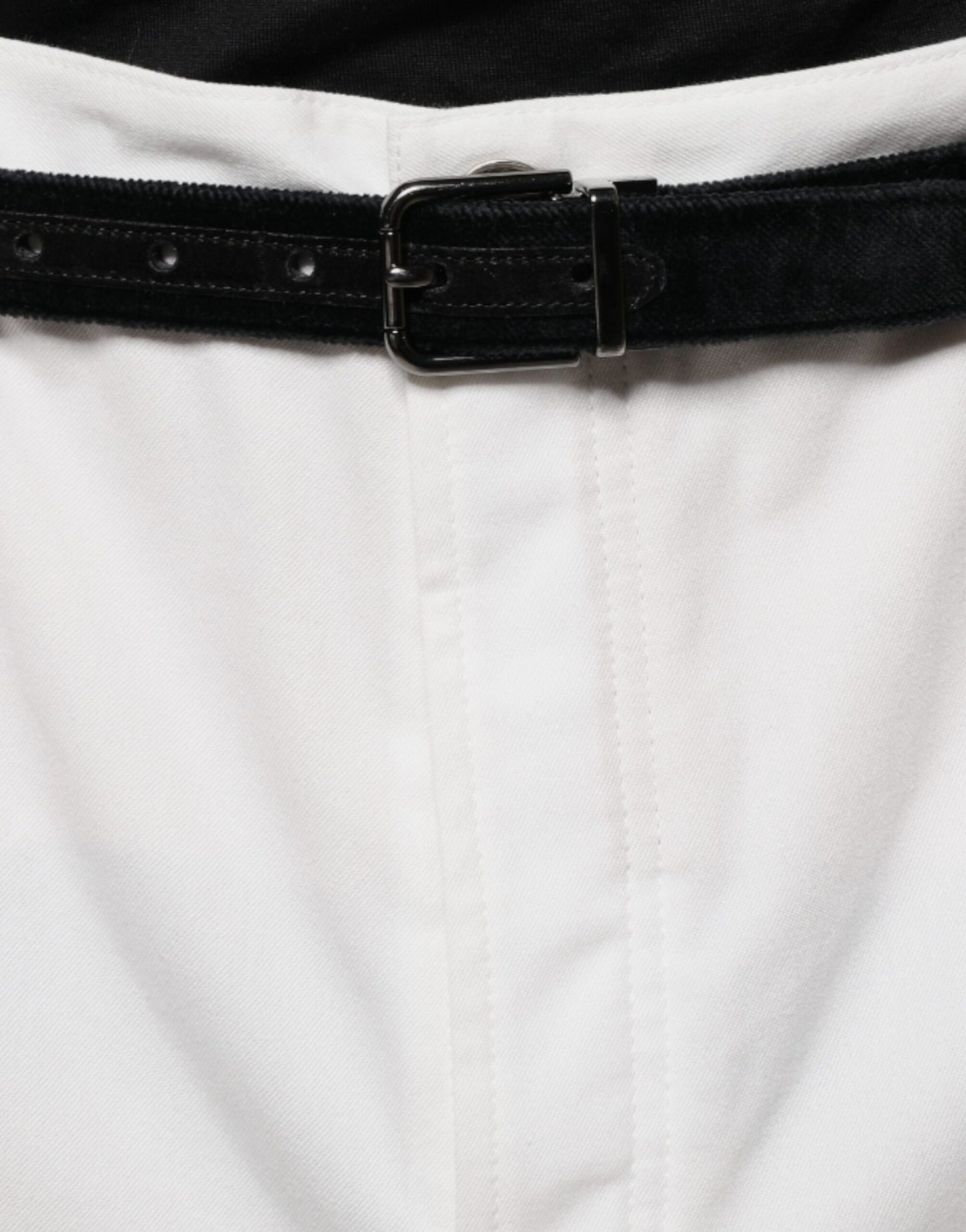 Brunello Cucinelli White Cotton Men Dress Tapered Pants Brunello Cucinelli