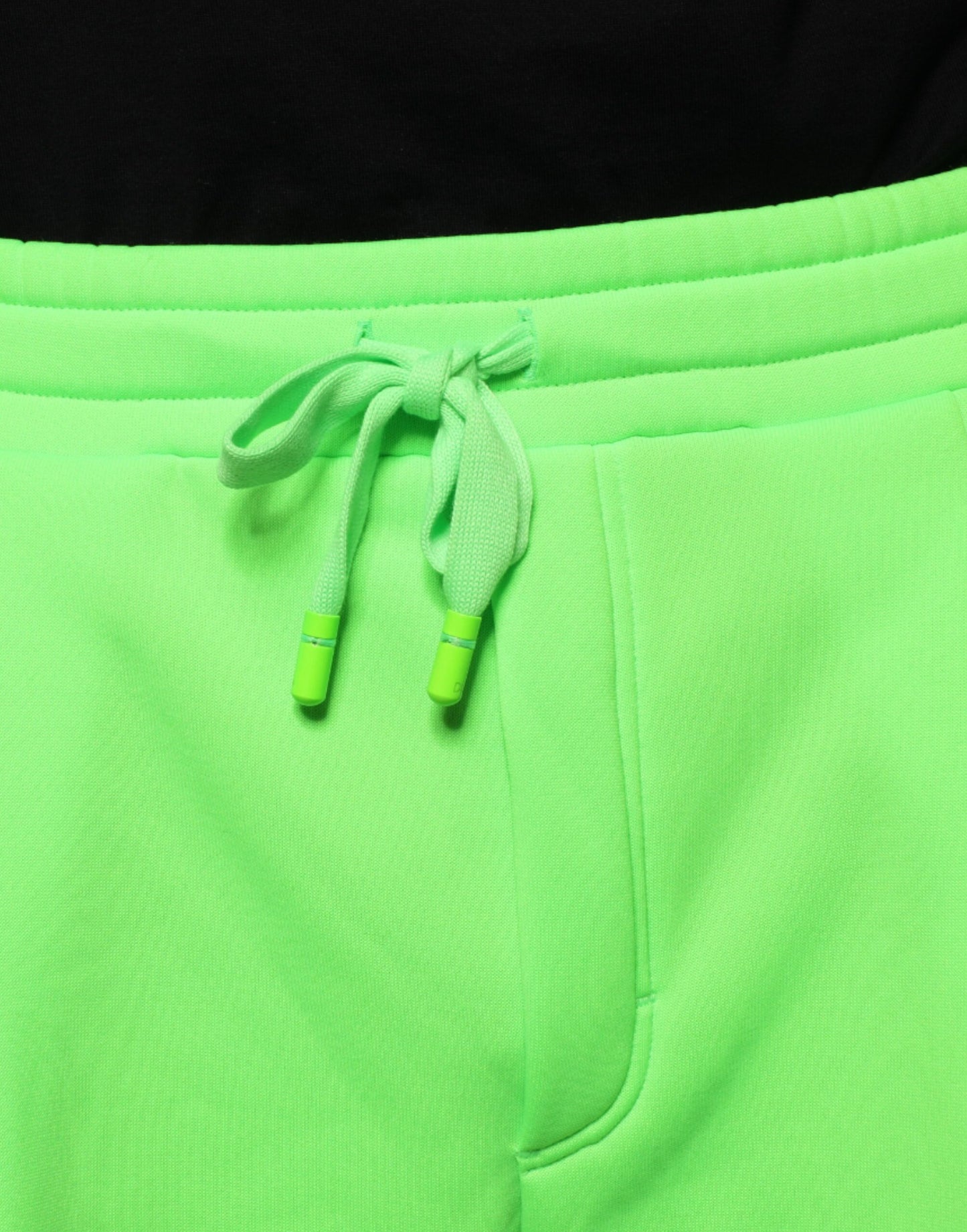 Dolce & Gabbana Neon Green Polyester Cargo Jogger Sweatpants Pants Dolce & Gabbana