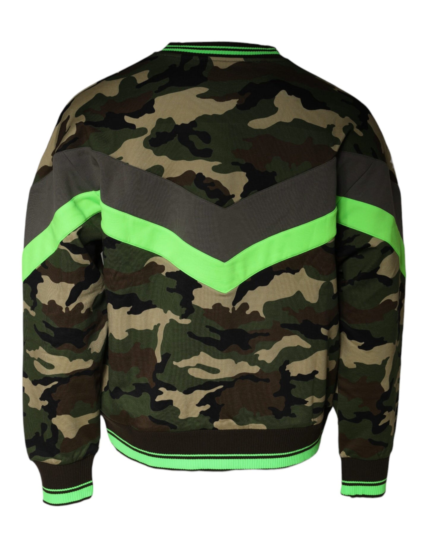Dolce & Gabbana Multicolor Camouflage Sweatshirt Sweater Dolce & Gabbana