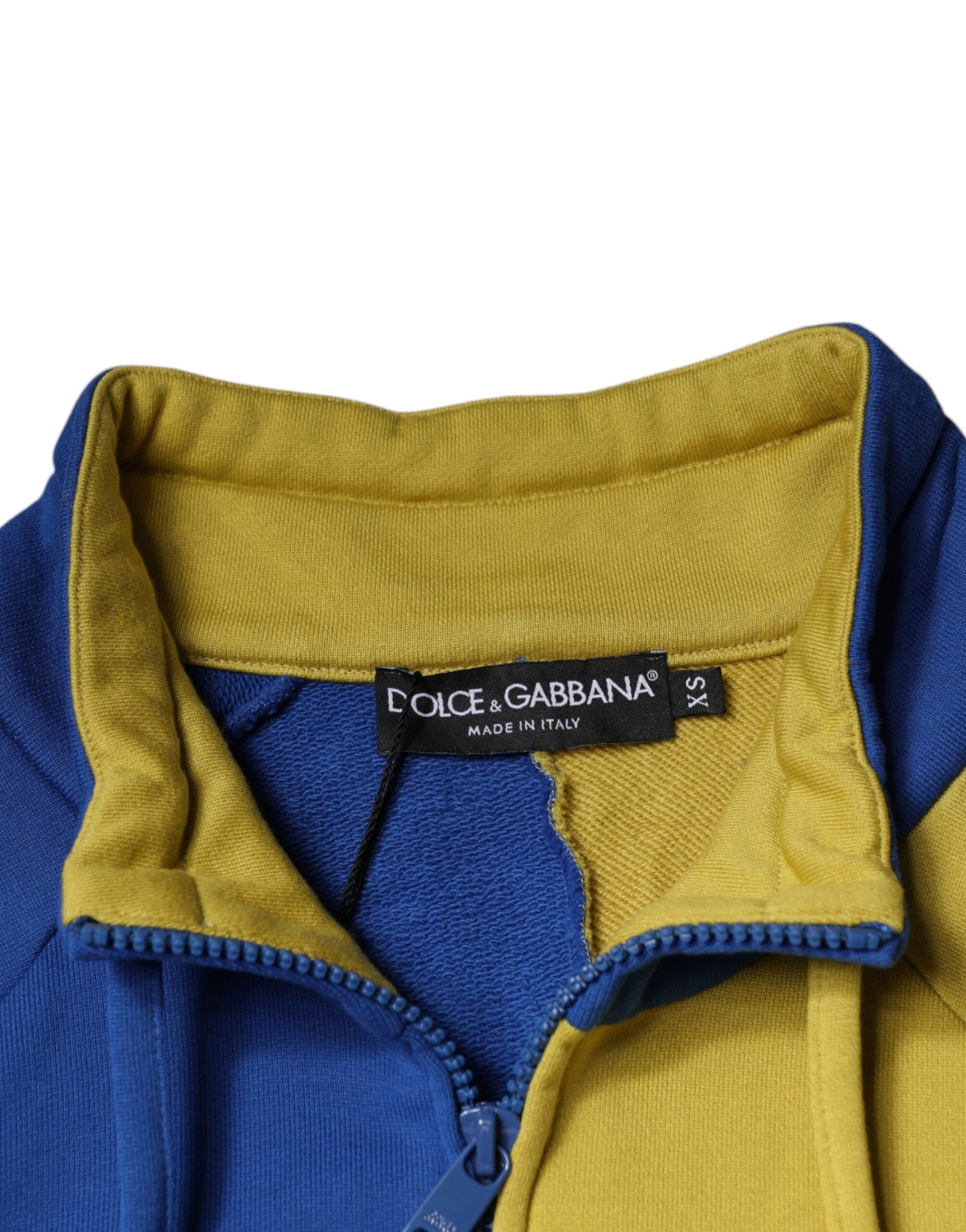 Dolce & Gabbana Multicolor Patchwork Men Sweatshirt Sweater Dolce & Gabbana