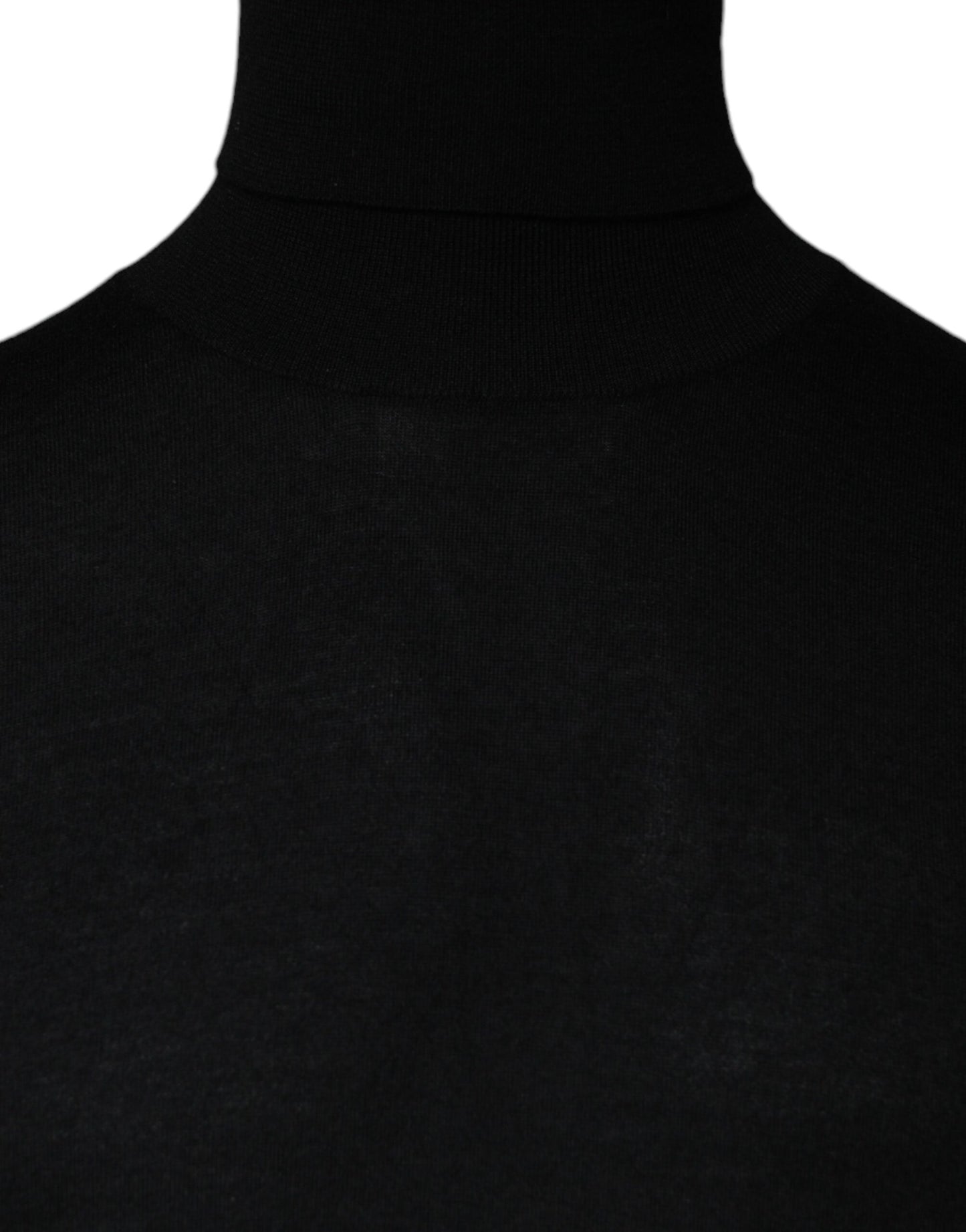 Dolce & Gabbana Black LongSleeve Turtleneck Pullover Sweater Dolce & Gabbana