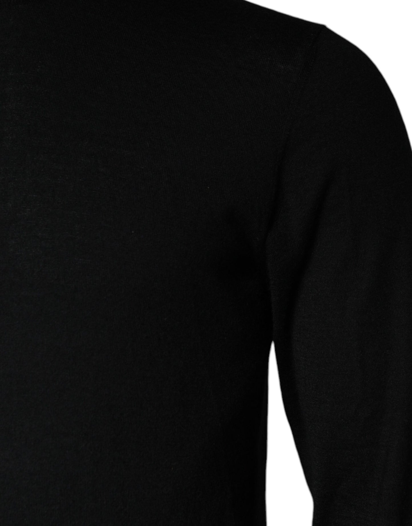 Dolce & Gabbana Black LongSleeve Turtleneck Pullover Sweater Dolce & Gabbana
