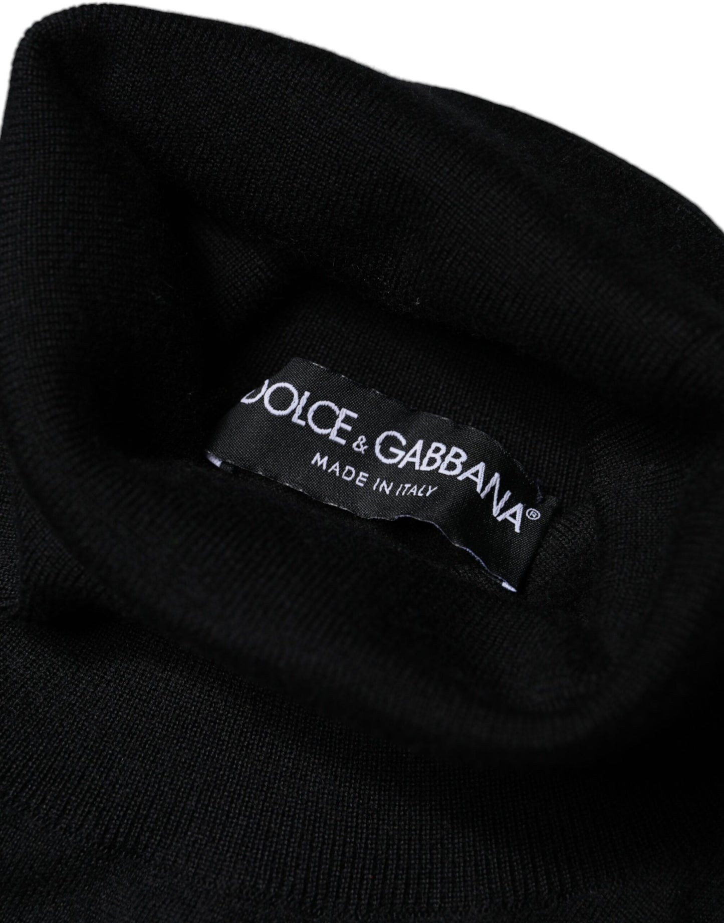 Dolce & Gabbana Black LongSleeve Turtleneck Pullover Sweater Dolce & Gabbana