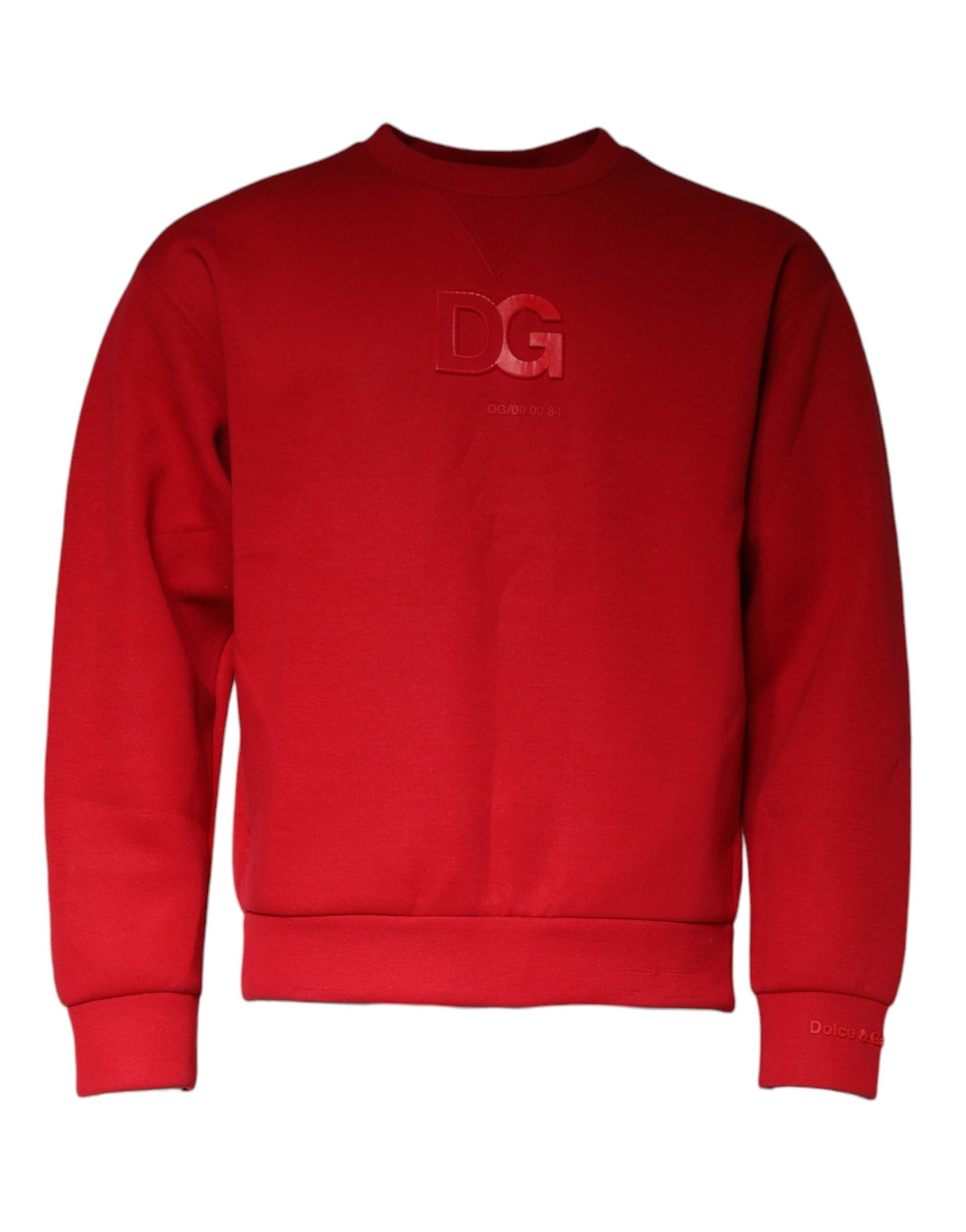 Dolce & Gabbana Maroon DG Logo Cotton Sweatshirt Sweater Dolce & Gabbana