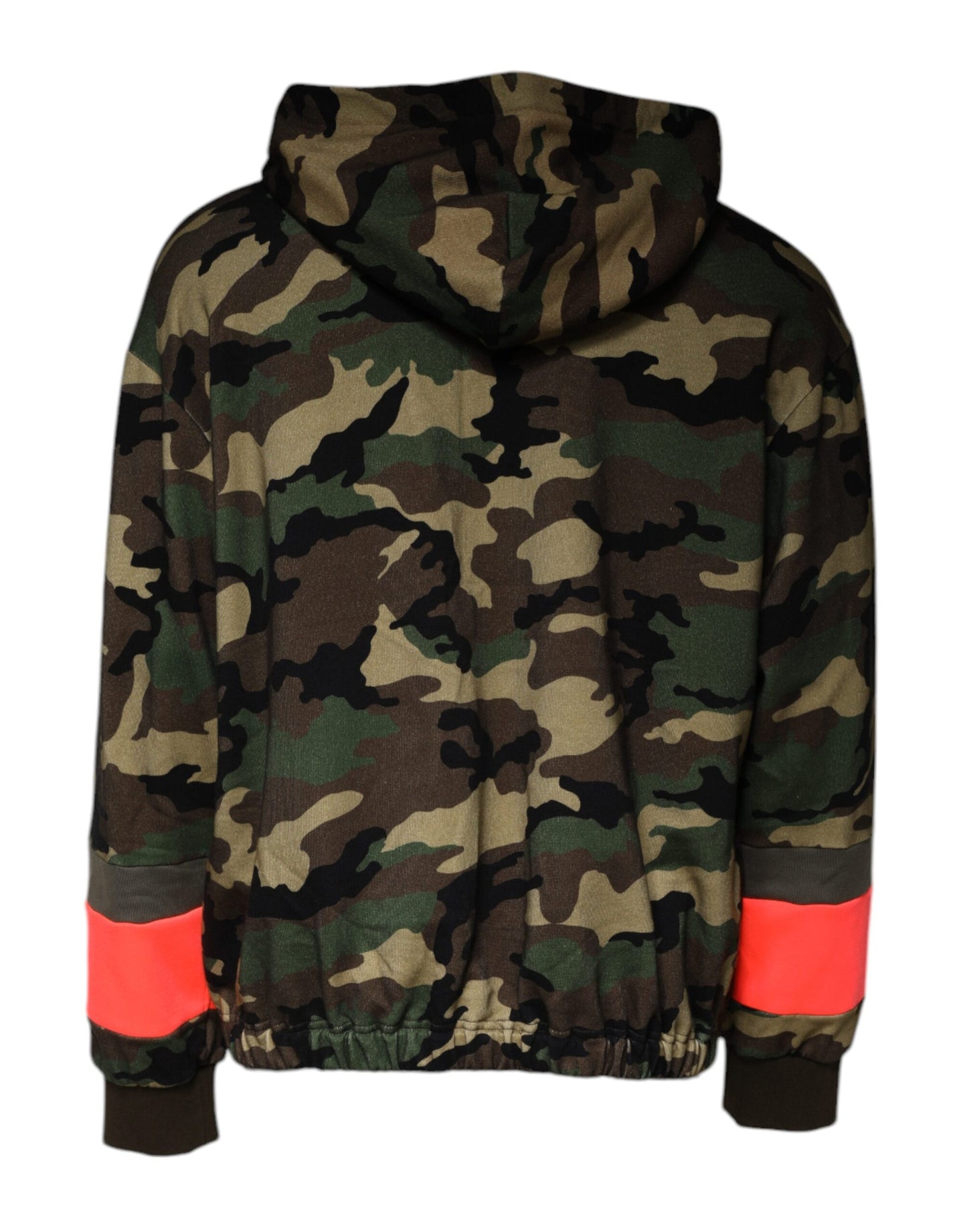 Dolce & Gabbana Multicolor Camouflage Hooded Men Sweatshirt Sweater Dolce & Gabbana