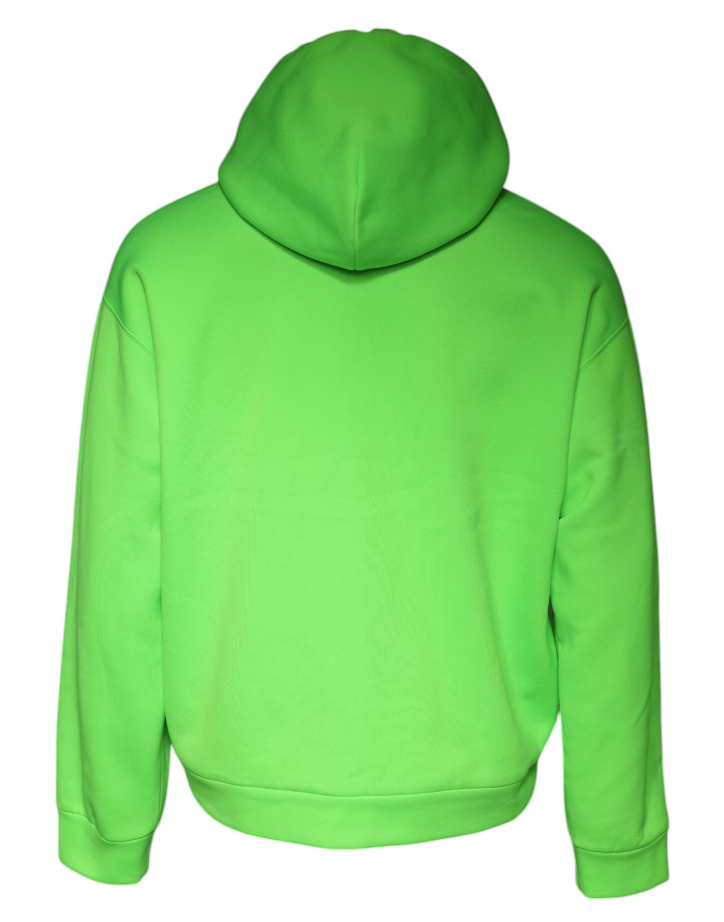 Dolce & Gabbana Green Logo Hooded Pullover Men Sweatshirt Sweater Dolce & Gabbana
