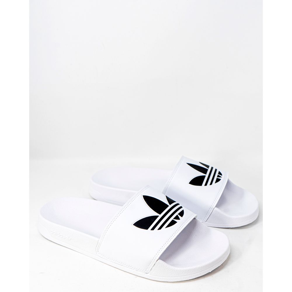 Adidas White Polyester Slipper Adidas