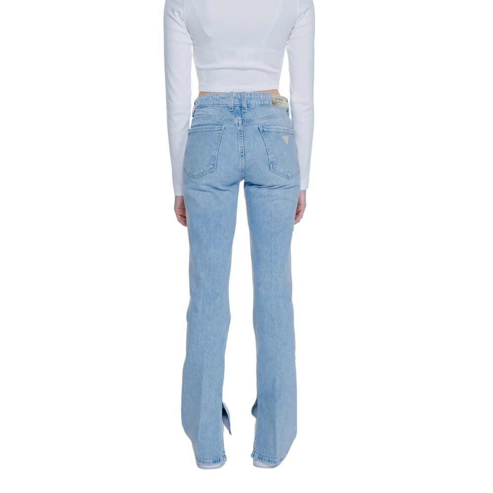 Guess Light Blue Cotton Mom Jean Guess