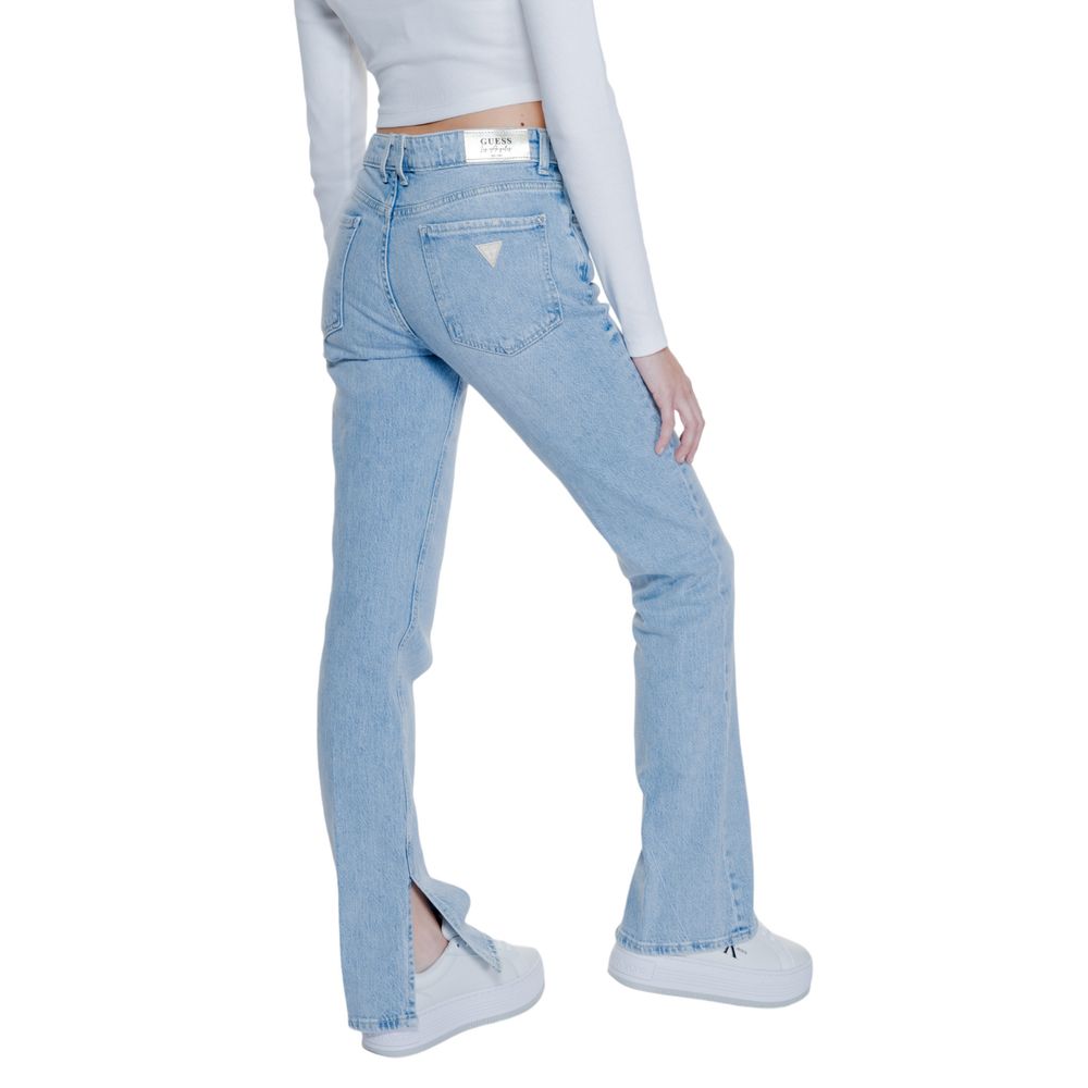 Guess Light Blue Cotton Mom Jean Guess
