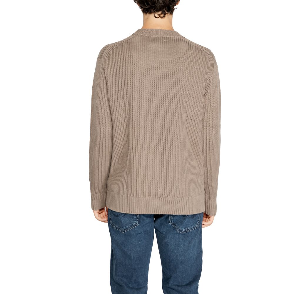 Calvin Klein Jeans Brown Organic Cotton Sweater Calvin Klein Jeans