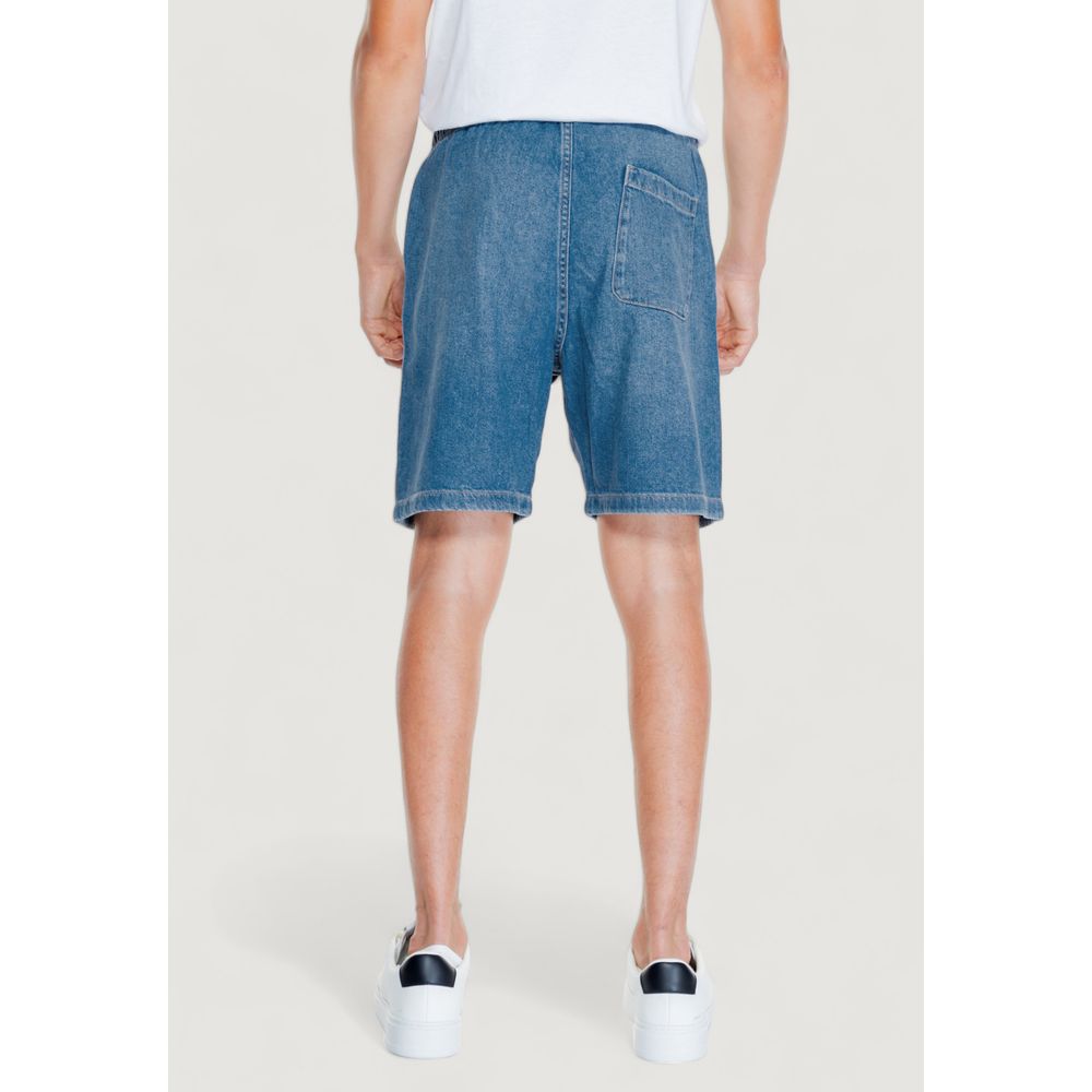 Jack Jones Light Blue Cotton Bermuda Jack Jones