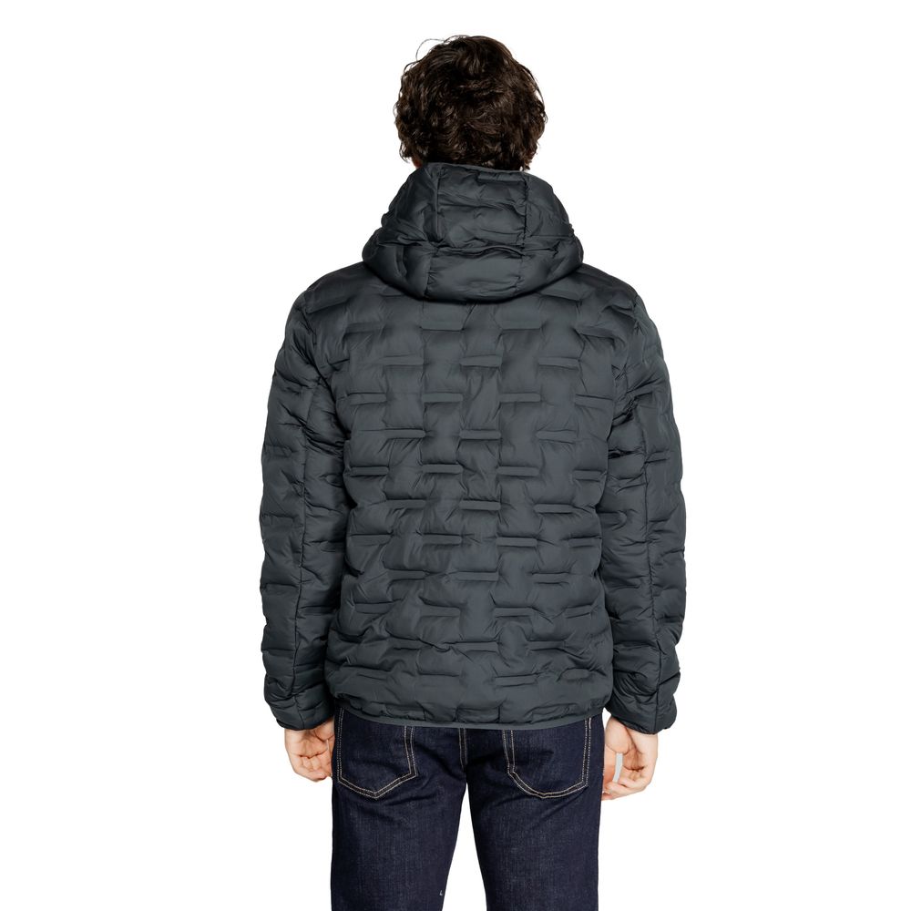 Replay Blue Polyester Jackets & Coat Replay