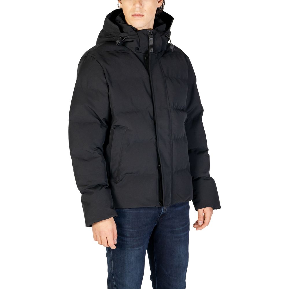 Replay Black Polyamide Jackets & Coat Replay