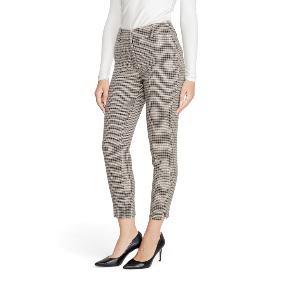 Only Beige Polyester Pant Only