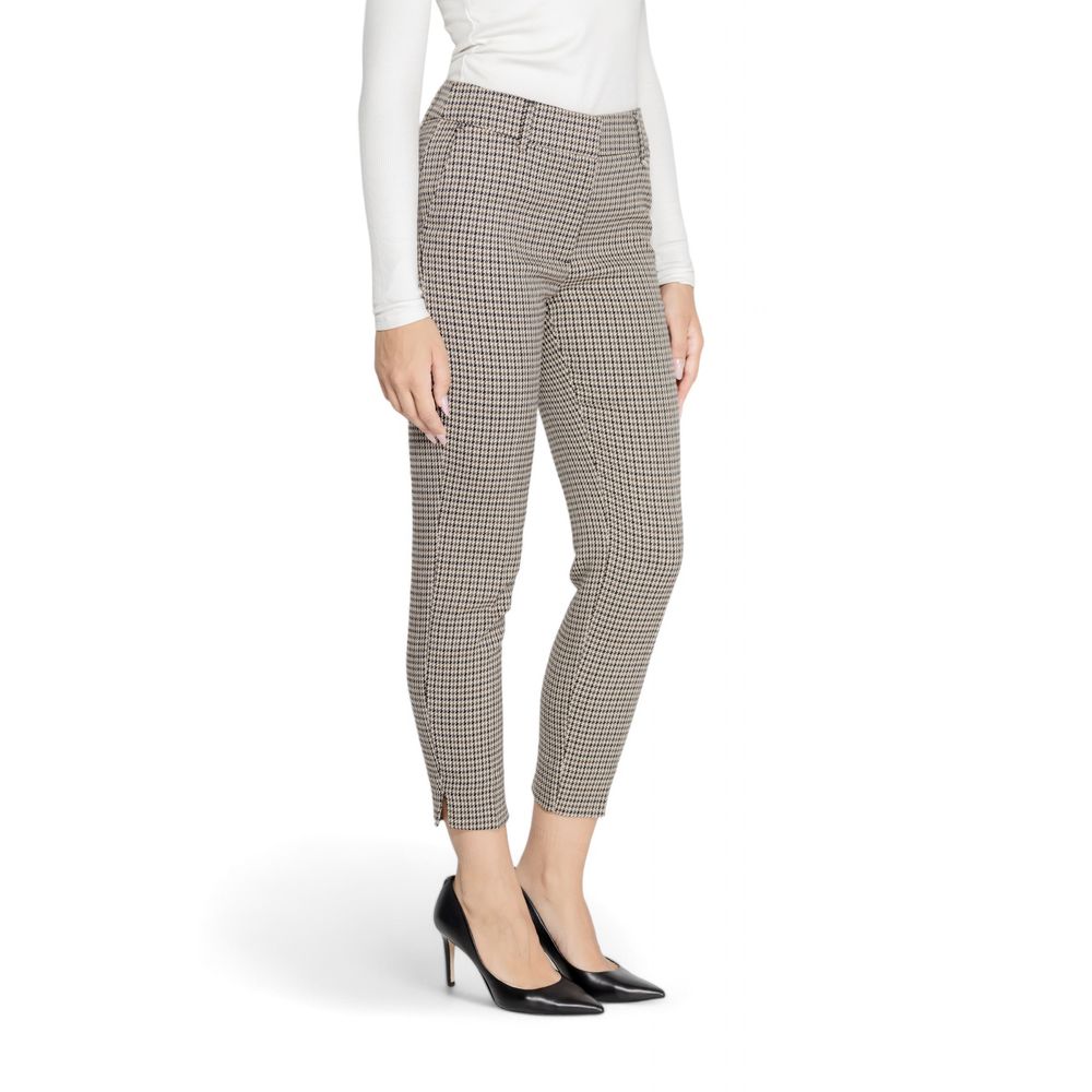 Only Beige Polyester Pant Only