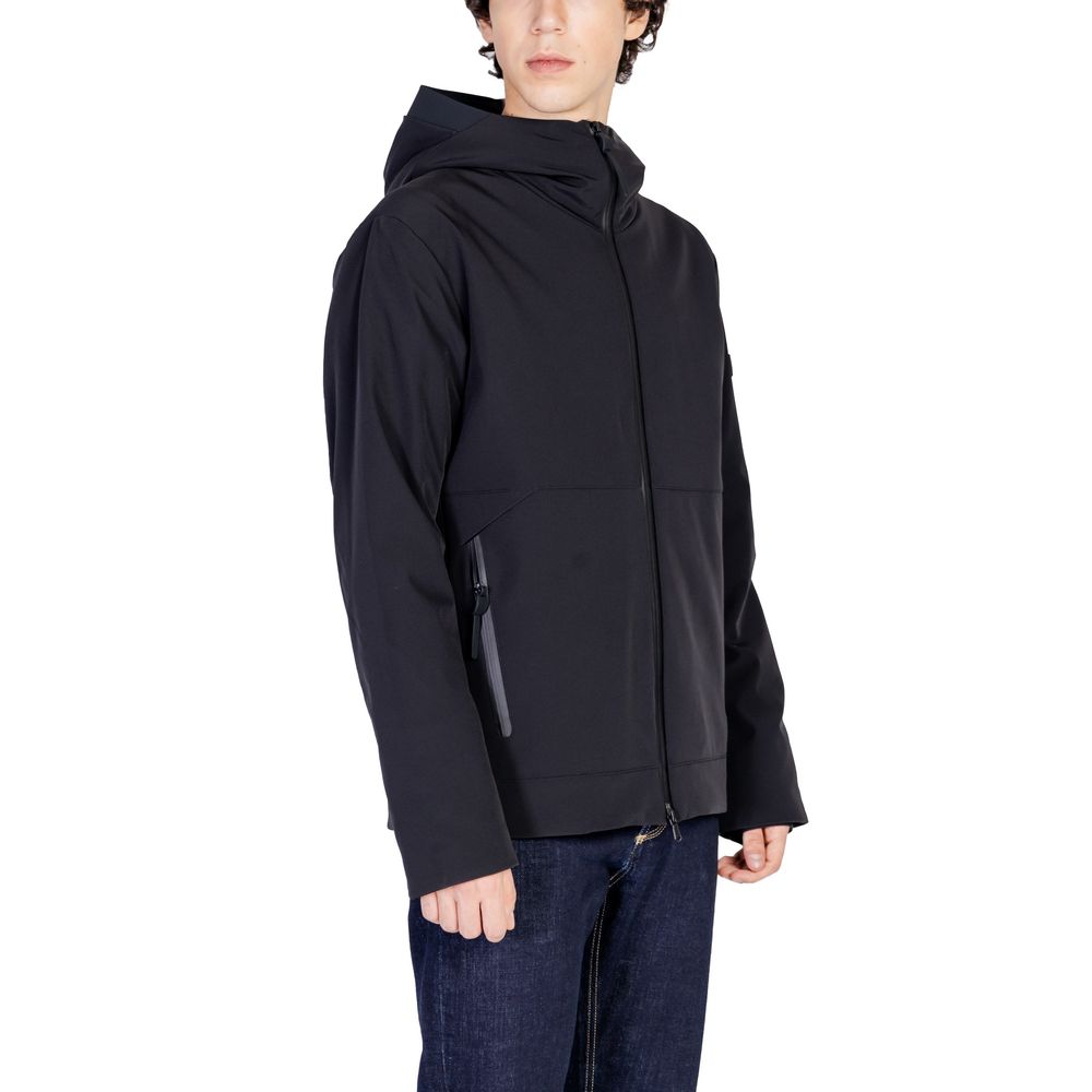 Peuterey Black Polyamide Jackets & Coat Peuterey