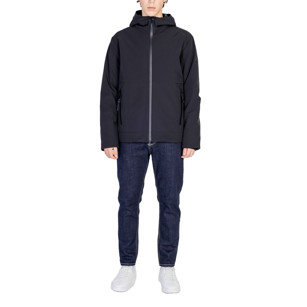 Peuterey Black Polyamide Jackets & Coat Peuterey