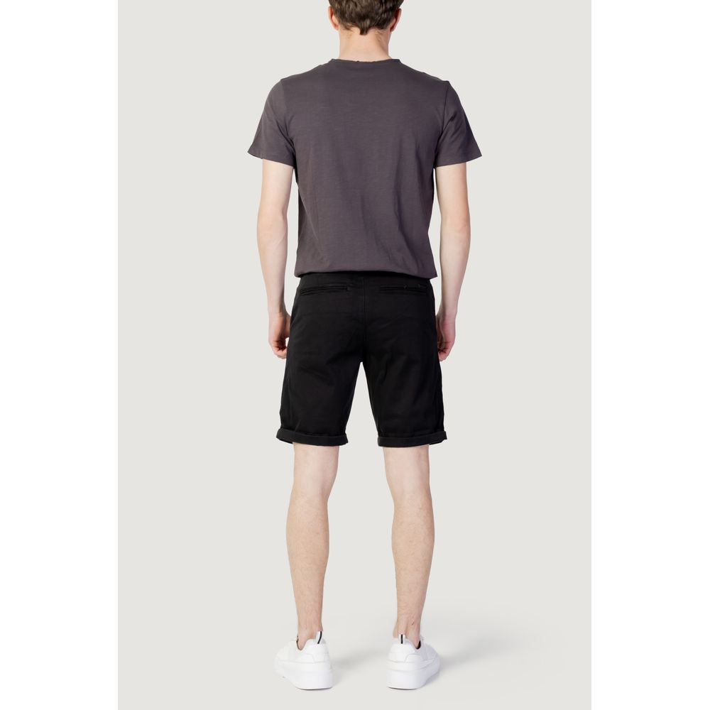 Jack Jones Black Cotton Short Jack Jones