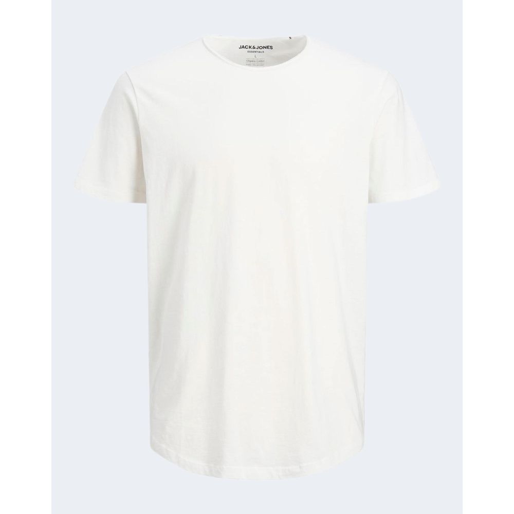 Jack Jones Cream Organic Cotton T-Shirt Jack Jones