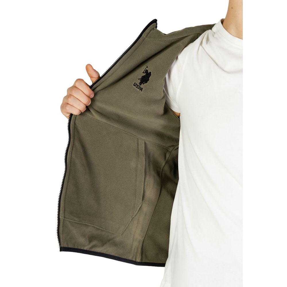 U.S. POLO ASSN. Gray Polyamide Jackets & Coat U.S. POLO ASSN.