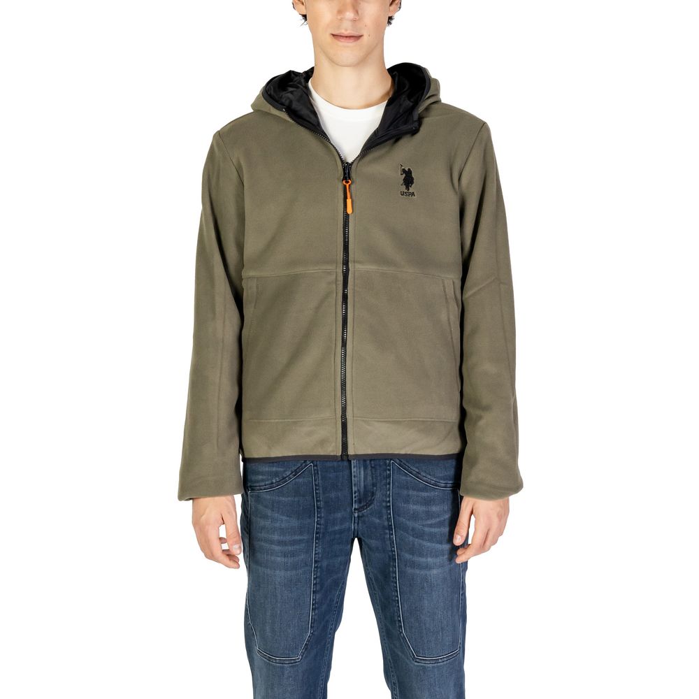 U.S. POLO ASSN. Gray Polyamide Jackets & Coat U.S. POLO ASSN.