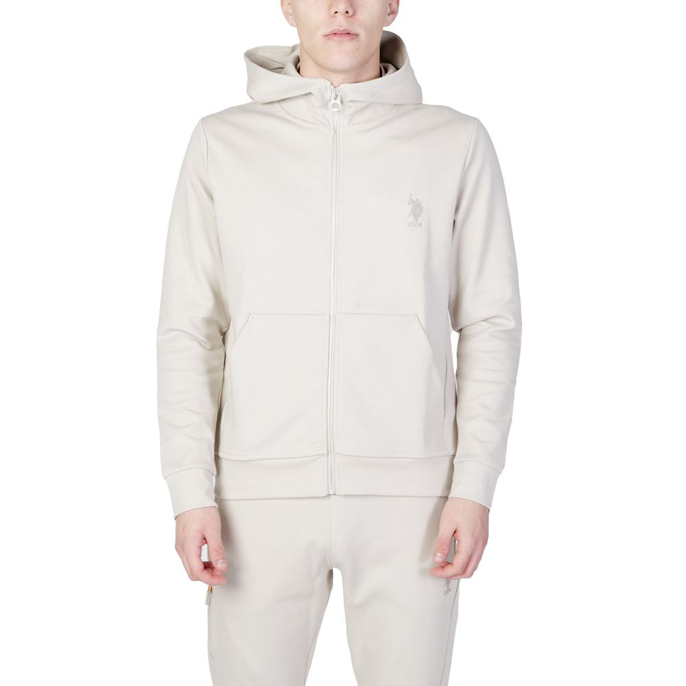U.S. POLO ASSN. Beige Cotton Hoody U.S. POLO ASSN.