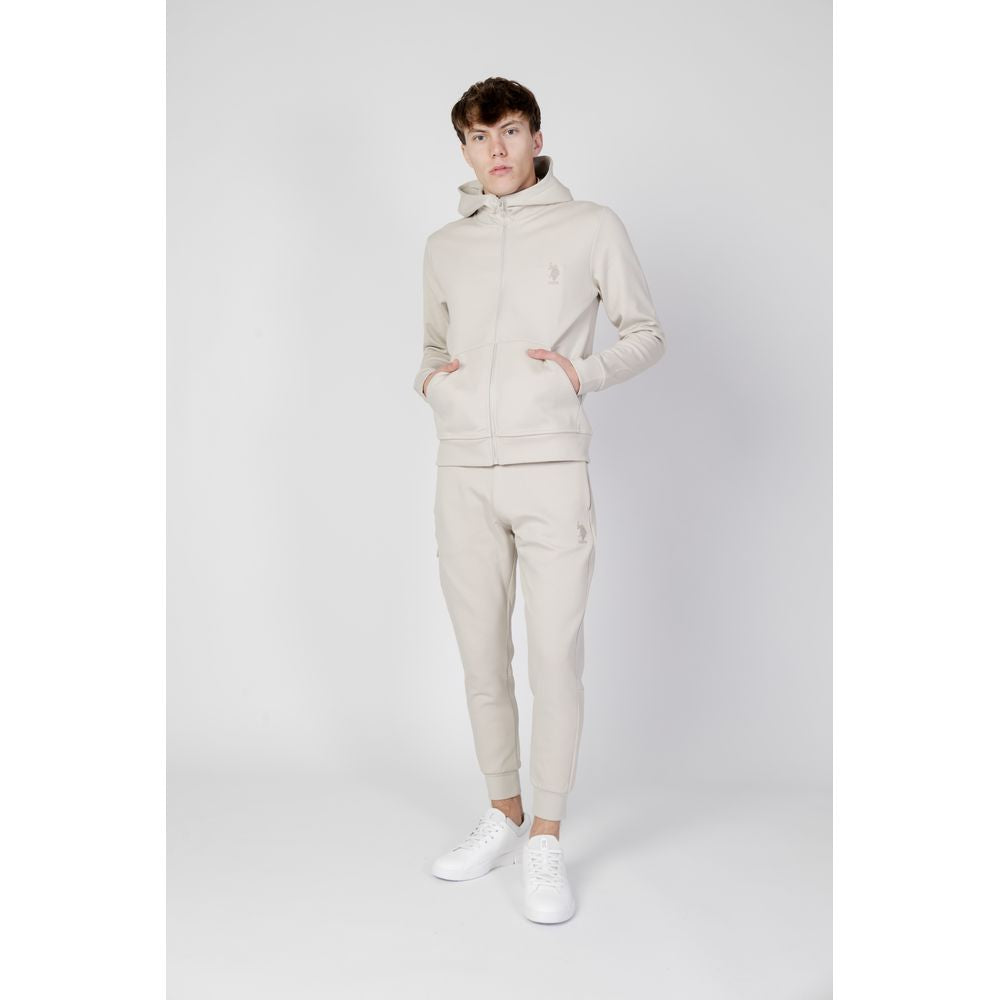 U.S. POLO ASSN. Beige Cotton Hoody U.S. POLO ASSN.