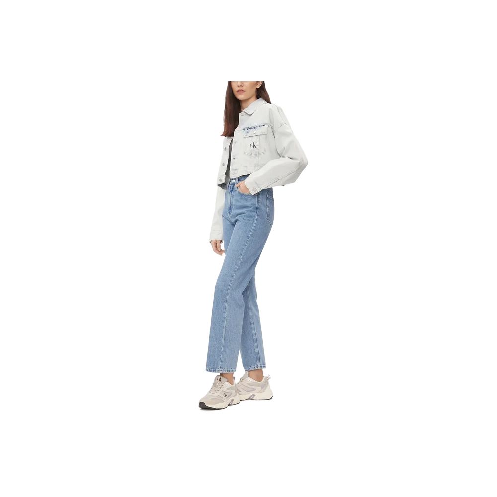 Calvin Klein Jeans Light Blue Cotton Relaxed Fit Jean Calvin Klein Jeans