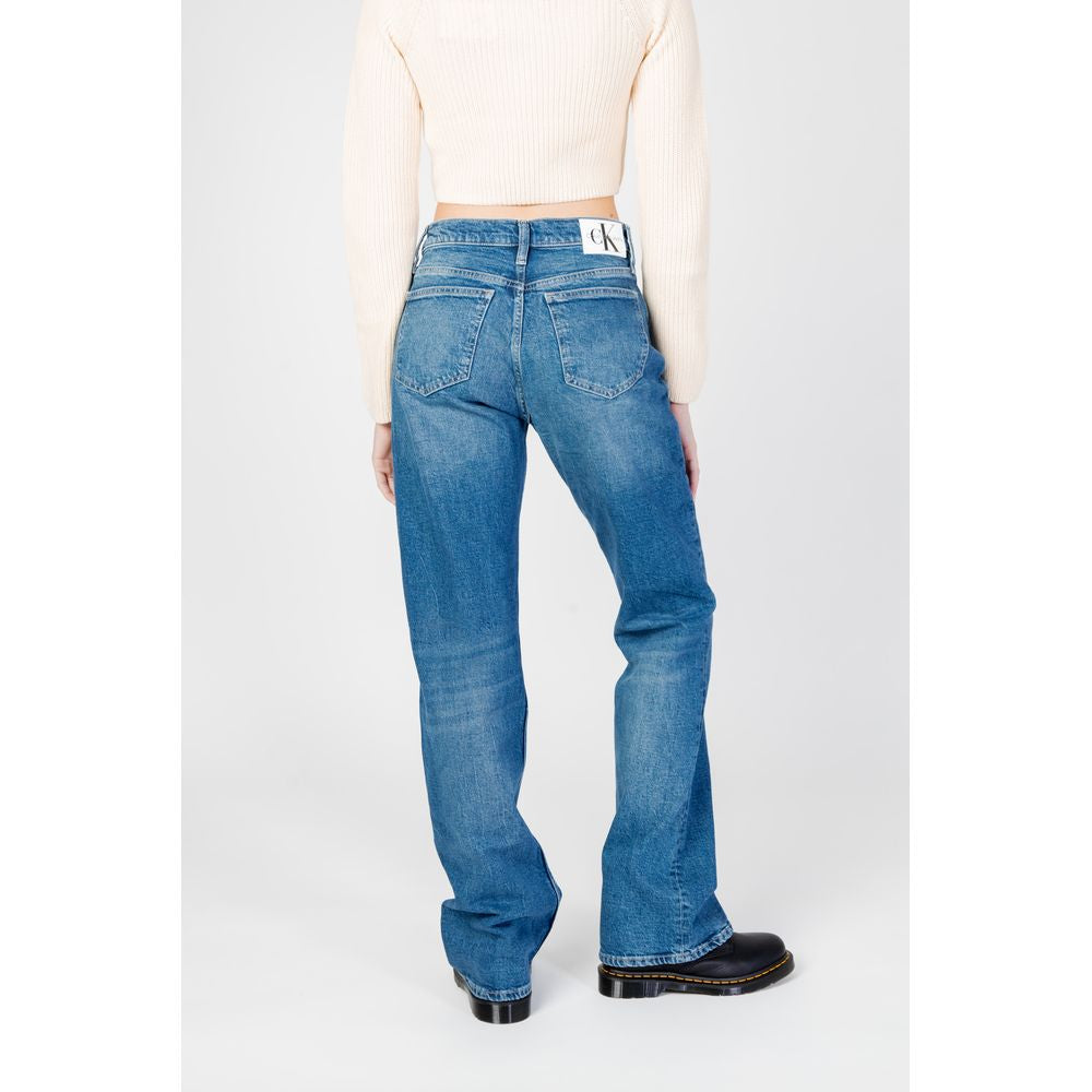 Calvin Klein Jeans Blue Cotton Mom Jean Calvin Klein Jeans