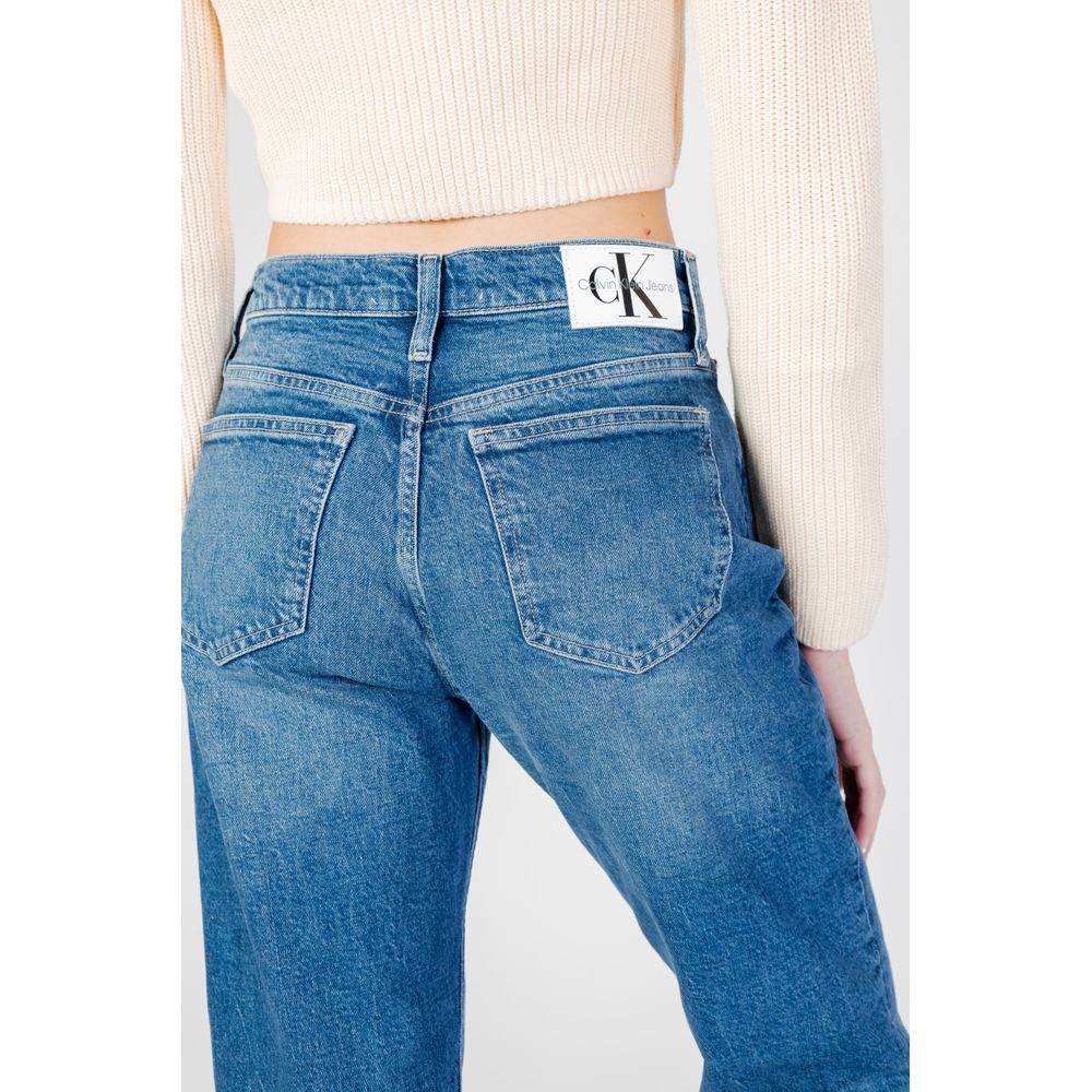 Calvin Klein Jeans Blue Cotton Mom Jean Calvin Klein Jeans