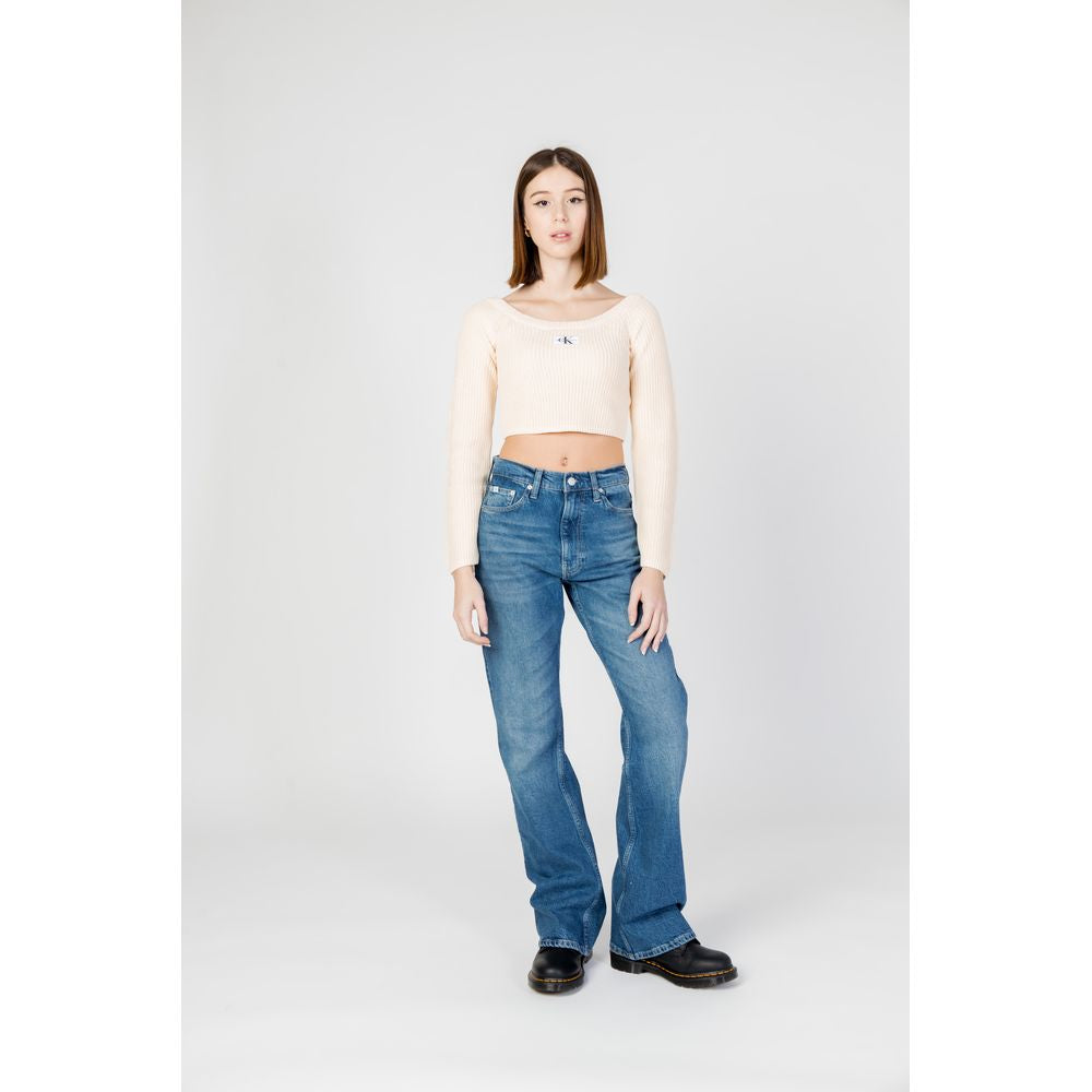 Calvin Klein Jeans Blue Cotton Mom Jean Calvin Klein Jeans