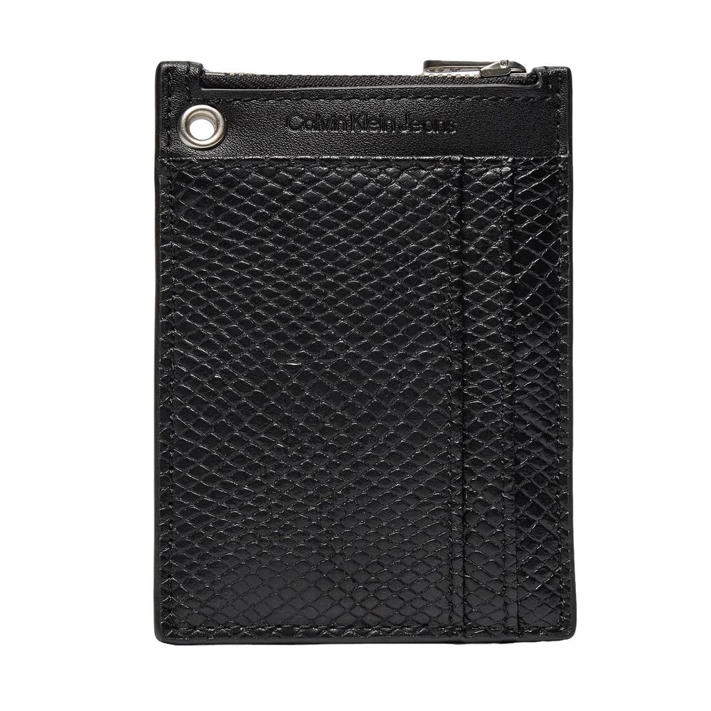 Calvin Klein Jeans Black Polyethylene Cardholder Calvin Klein Jeans