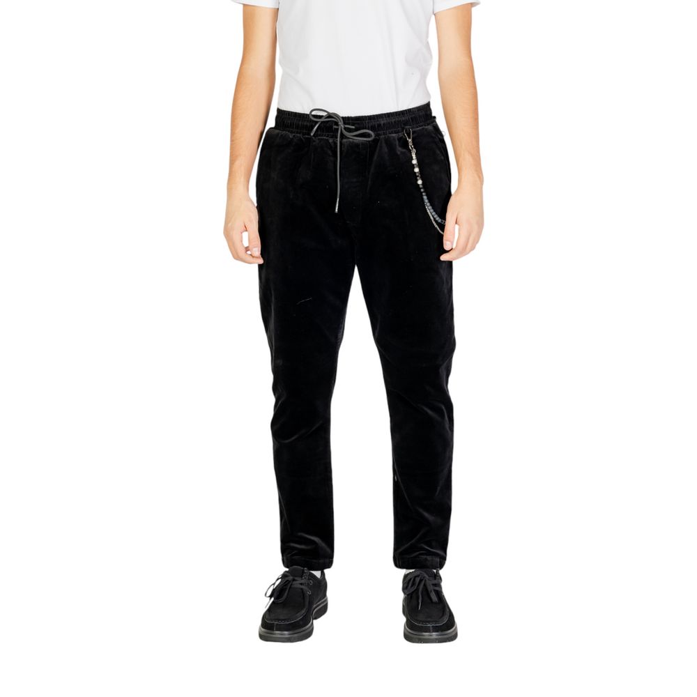 Gianni Lupo Black Cotton Pant Gianni Lupo
