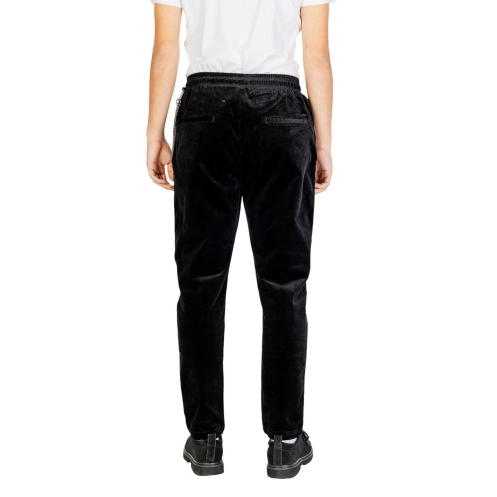 Gianni Lupo Black Cotton Pant Gianni Lupo
