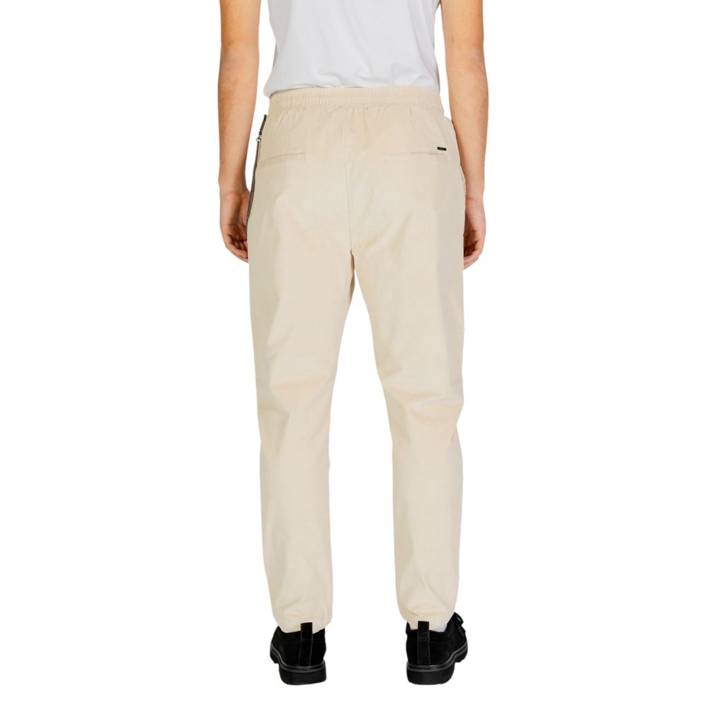 Gianni Lupo Cream Cotton Pant Gianni Lupo