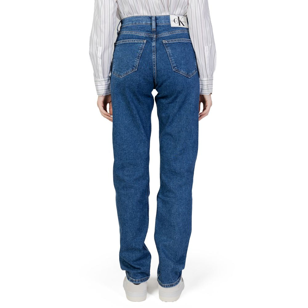 Calvin Klein Jeans Blue Cotton Slim Fit Jean Calvin Klein Jeans